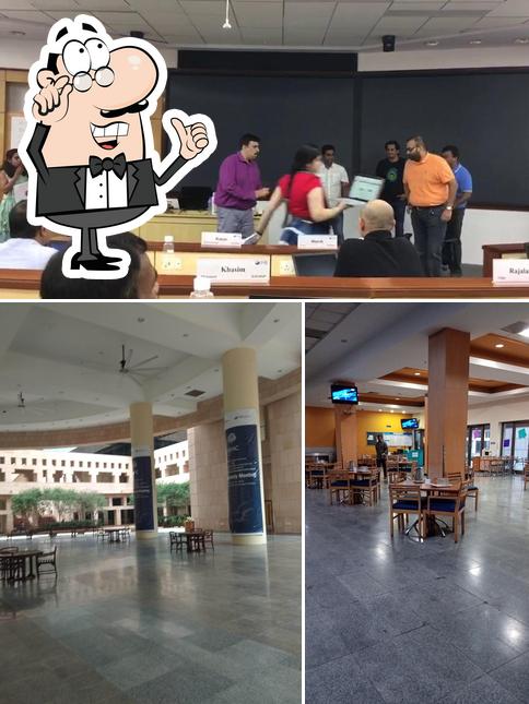 The interior of Goel Dining Hall