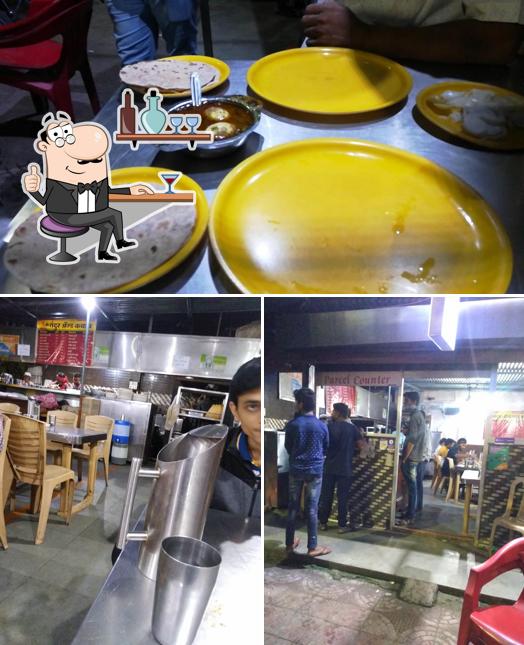 The interior of Tandur & Kabab Non-veg restaurant