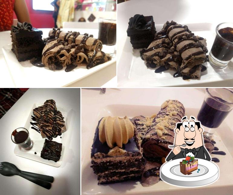Chocolate cake at Roll Over