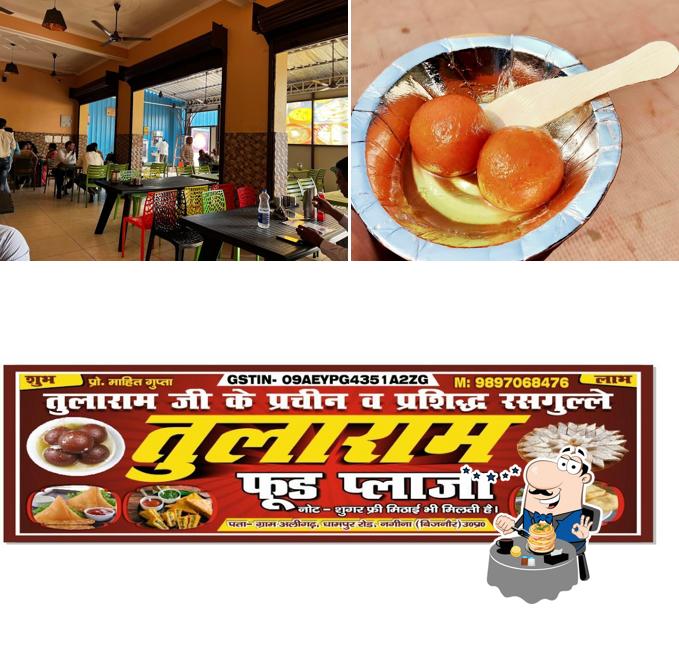 Take a look at the photo showing food and interior at TULARAM FOOD PLAZA