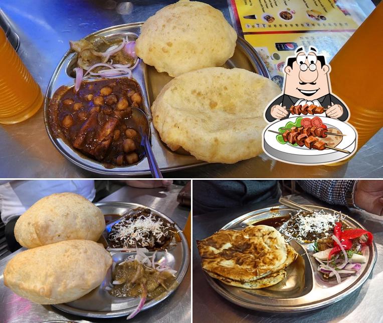 Chole bhature at Sabri Bhatura Shop