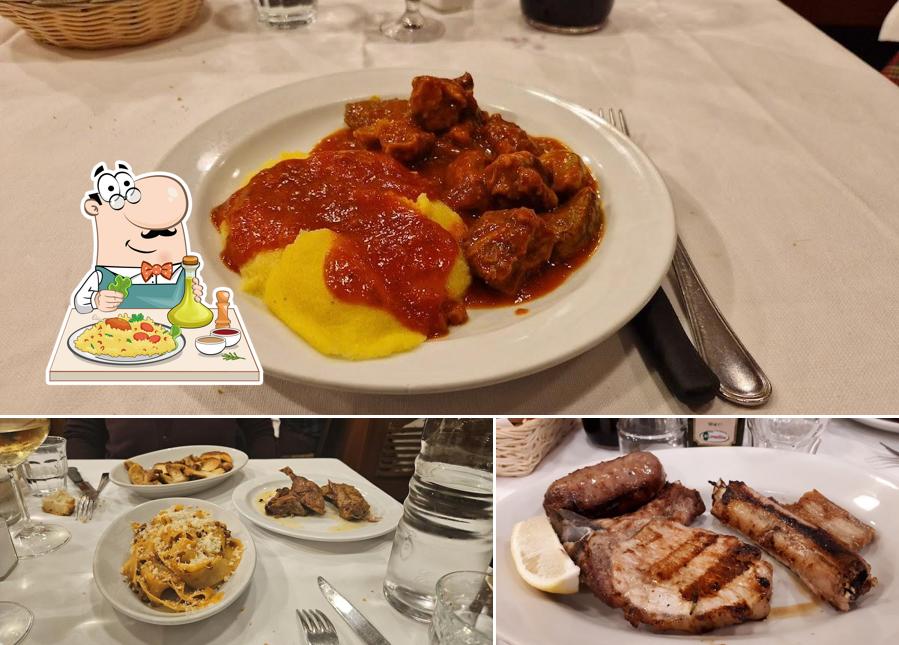 Spezzatino di maiale al Antica Osteria l'Agania