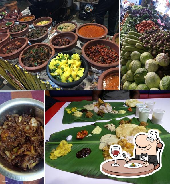 Food at Benzy's Restaurant