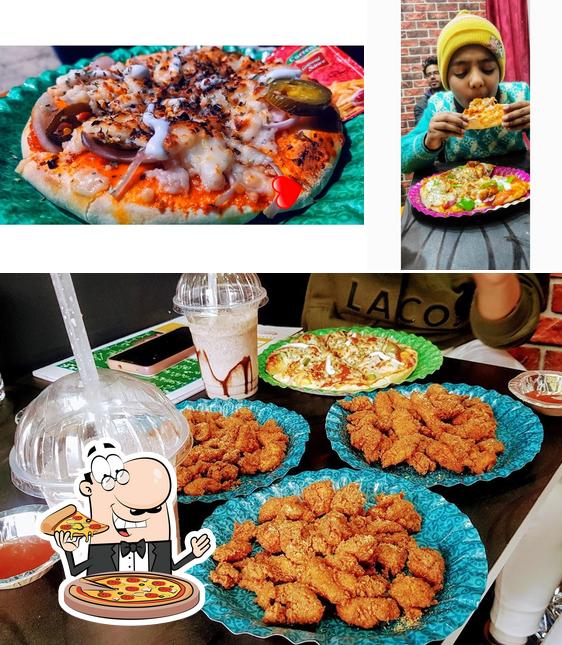 Get pizza at CHICK’N’BUN’S