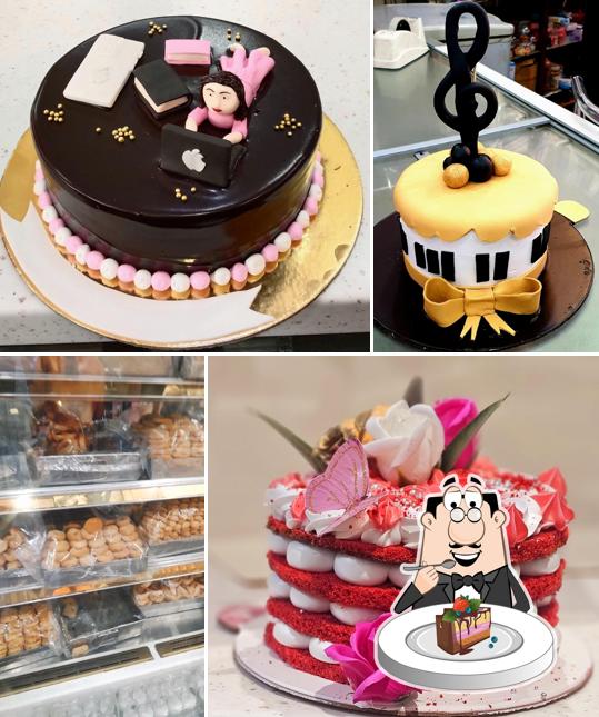 Chocolate cake at Kumar Bakery