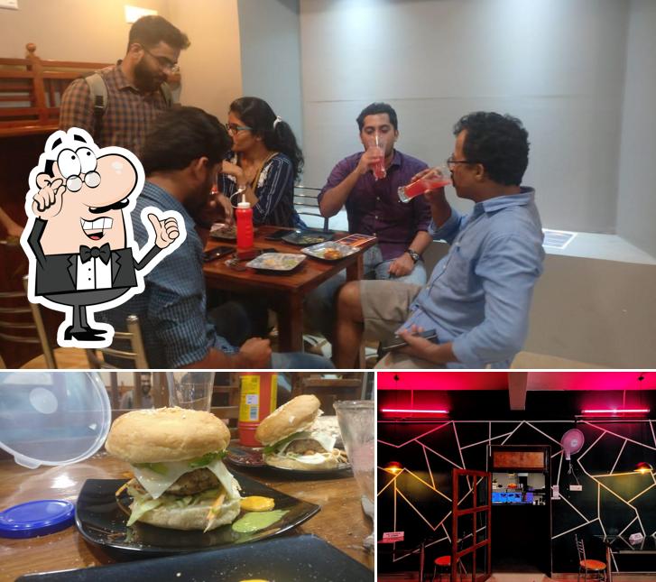 MH Cafe is distinguished by interior and burger