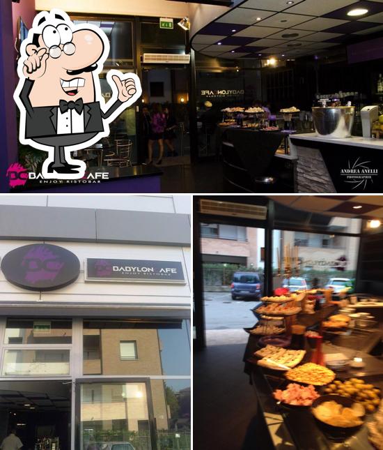 Gli interni di Babylon café Parma