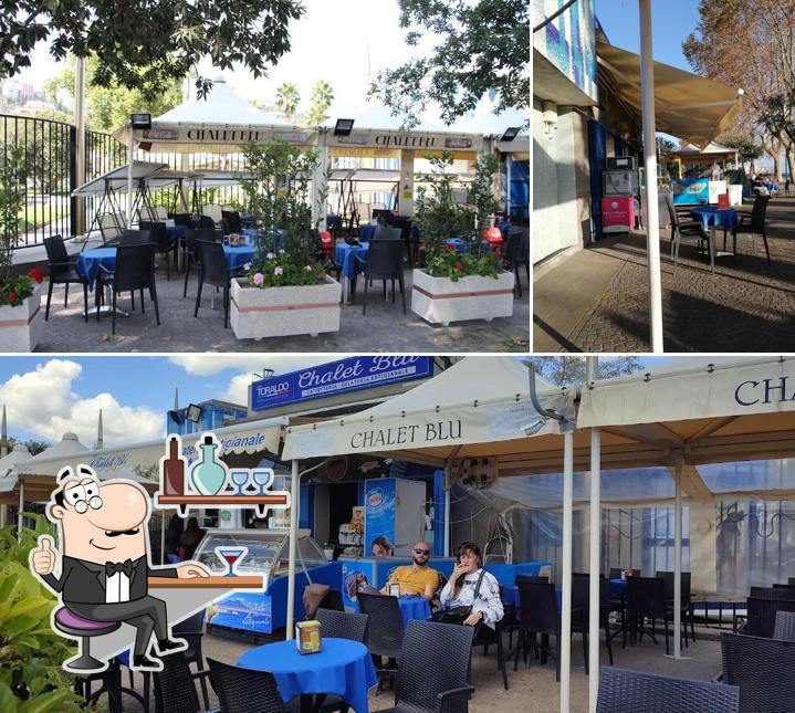 Gli interni di Chalet Blu