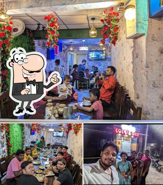 The restaurant's interior and exterior