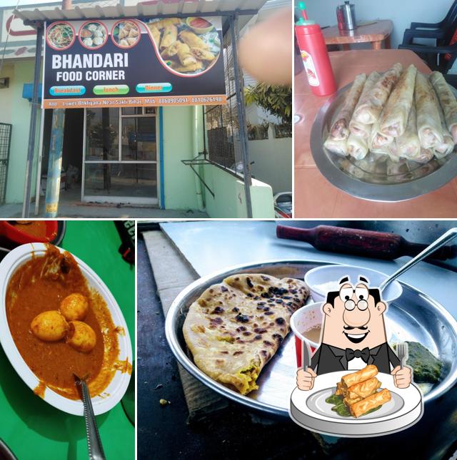 Spring rolls at Bhandari Food Corner