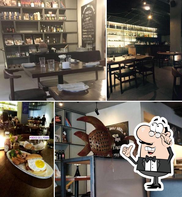The interior of Indigo Delicatessen