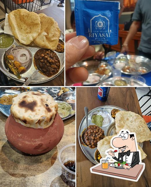 Chole bhature at New Delhi Riyasat