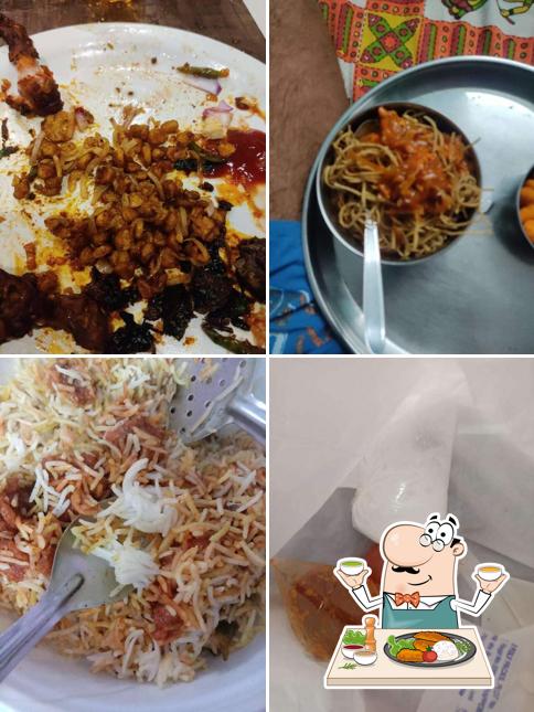Food at Sri Sai Tea Shop