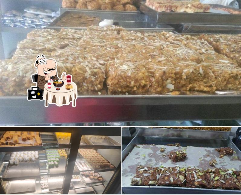 Food at Zam Zam sweets and bakery