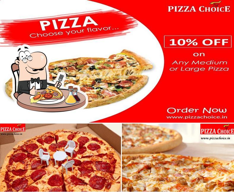 At Pizza Choice Rohtak, you can try pizza