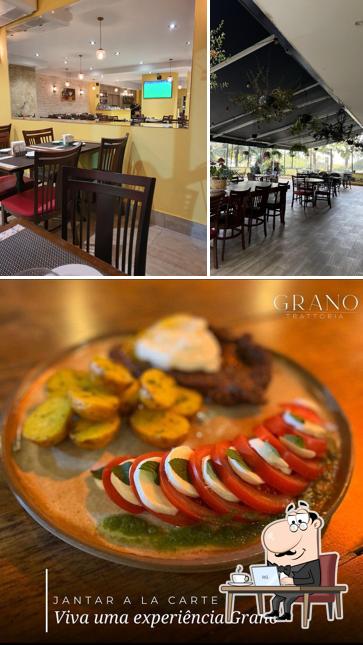 O interior do Grano Trattoria