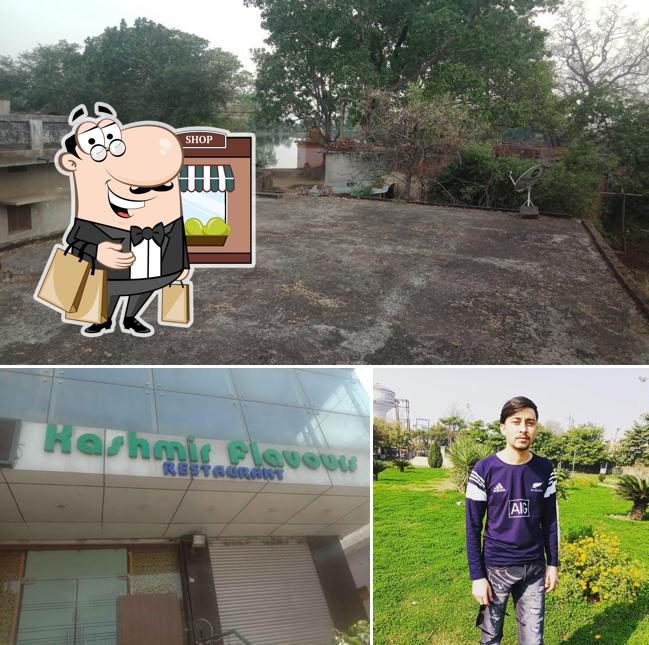 The exterior of Kashmir Flavours Restaurant