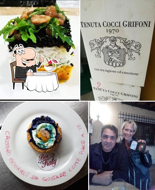 Bar Katy serve un'ampia selezione di dolci