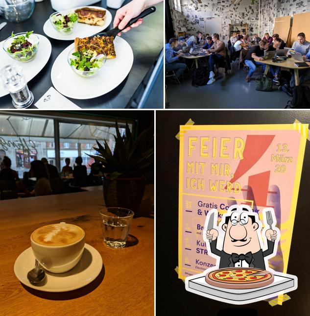 Scegli una pizza a Effinger - Kaffeebar & Coworking Space