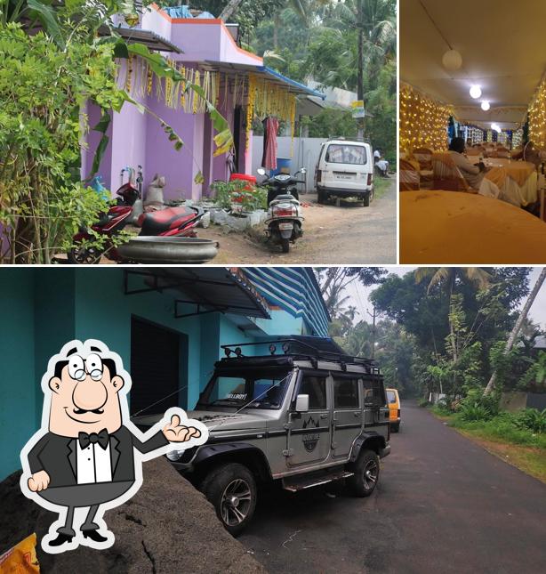 The interior of Aparna Caters & events