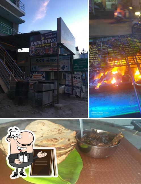The photo of exterior and food at BARBEKING RESTAUREN