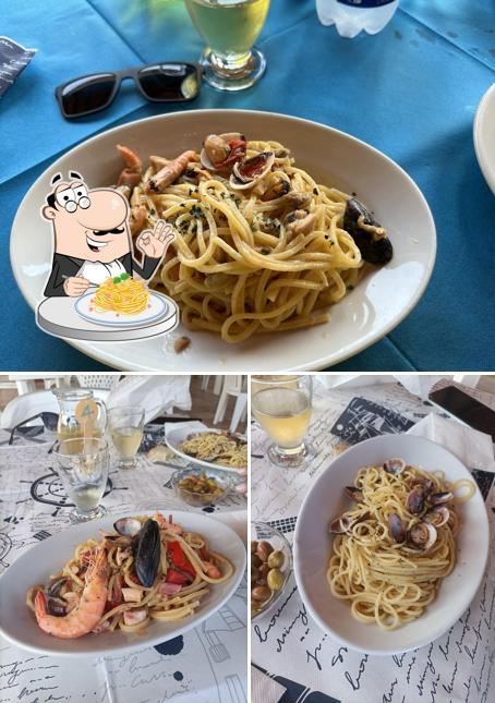 Spaghetti alla carbonara al Bar Ristorante Camping Adriatico