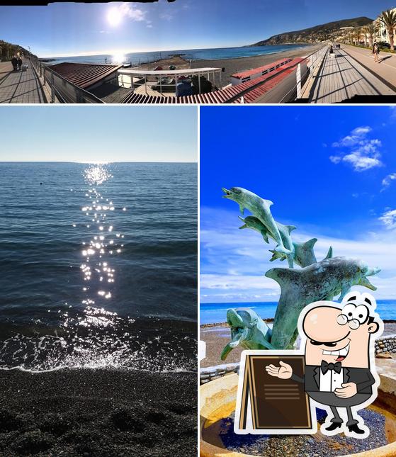 Gli esterni di La Scogliera Beach