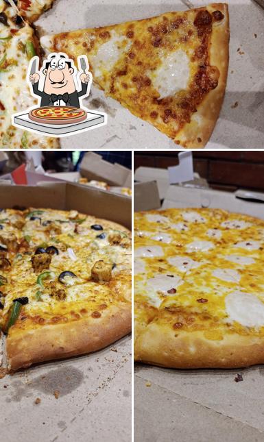 Pick different types of pizza
