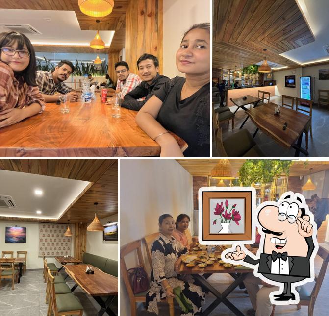 The interior of Margees