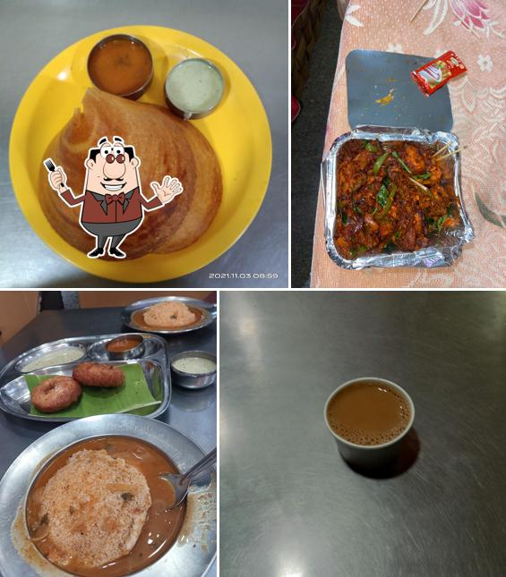 Food at Udupi Sathkar Veg. Anu