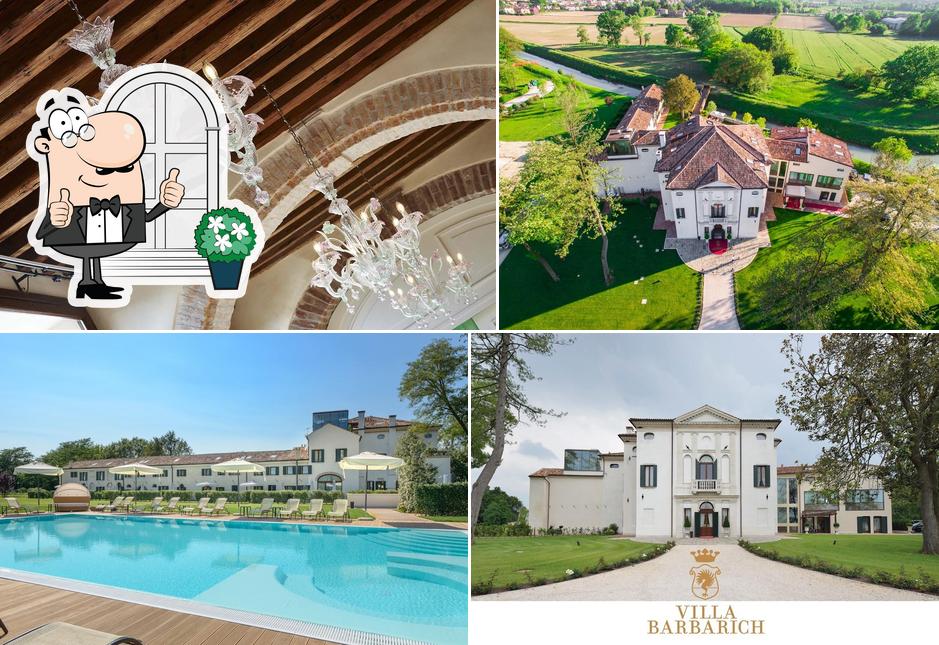 Gli esterni di Villa Barbarich