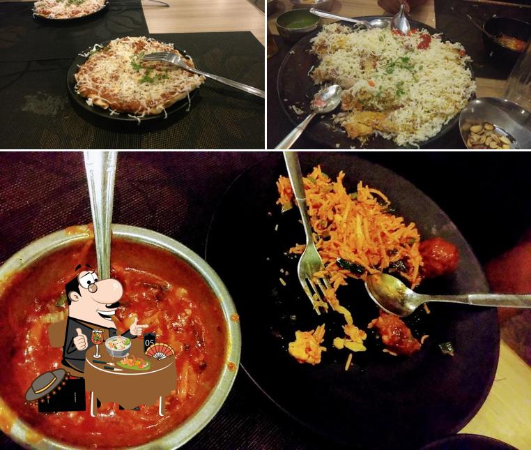 Food at Garden restaurant
