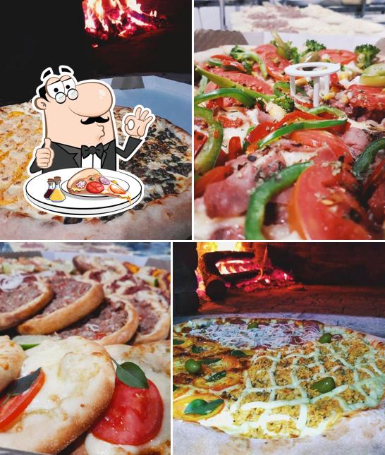 Consiga pizza no Fornão Do Santa