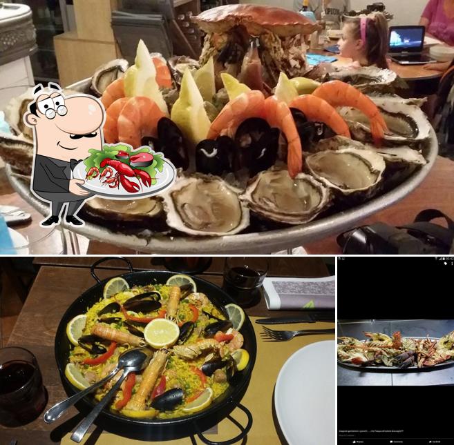 Vecchia Osteria Buscaglia serve un'ampia gamma di piatti di mare