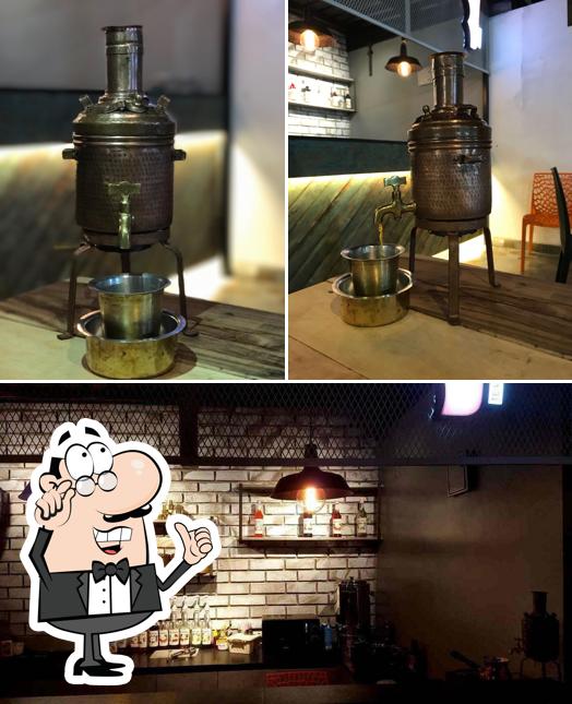 The interior of 81 Degrees Tea