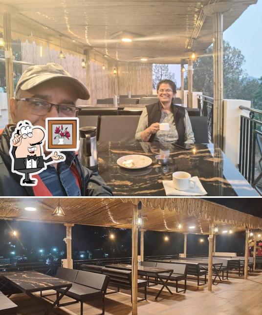 The interior of Fruitage Dhaba