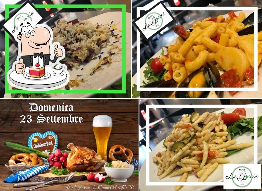 BAR LA GOCCIA propone un'ampia selezione di dessert