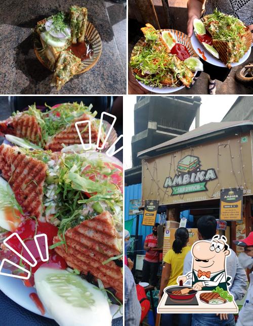 Get meat meals at AMBIKA SANDWICH