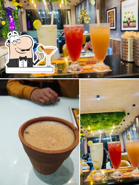 Try a drink from the menu