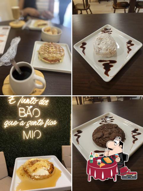 Waffles em Cafeteria Cheirin Bao Praia Grande