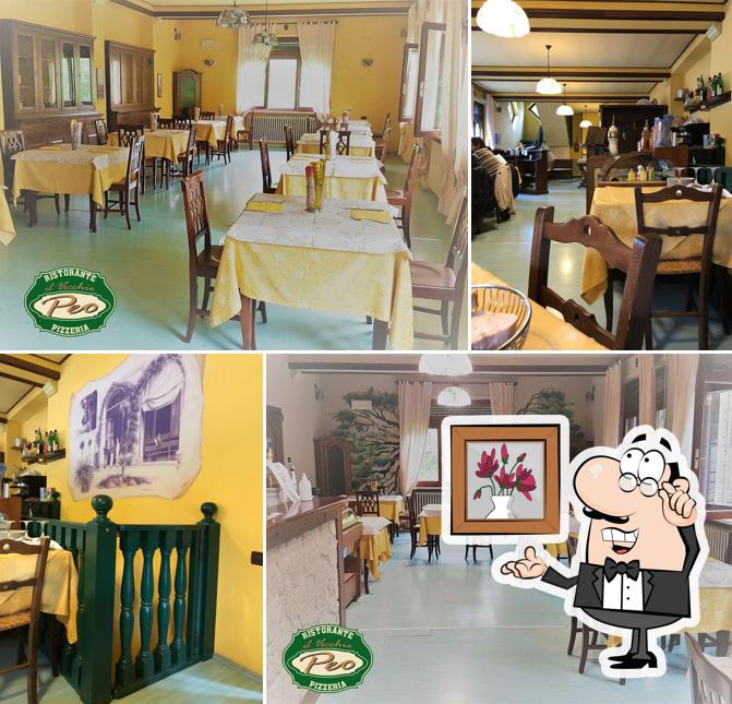 Gli interni di Ristorate "Il Vecchio Peo" specialità agnolotti