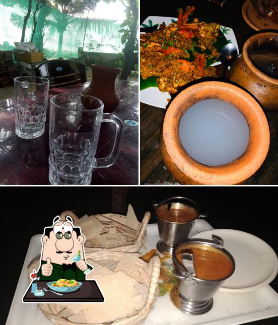 The restaurant's food and beer
