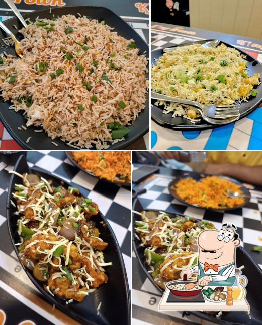 Fried rice at King Crown Chinese Multi Cuisine Restro