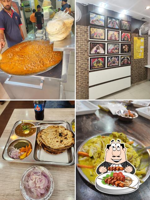 Meals at Krishna Kulcha hut - Best Kulcha