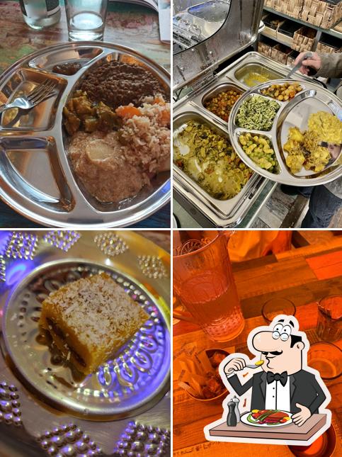 Nourriture à LunchBox, salle à manger végétarienne ayurvédique