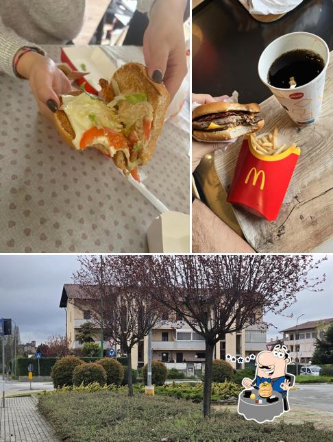 La immagine di cibo e esterno da McDonald’s Crescentino