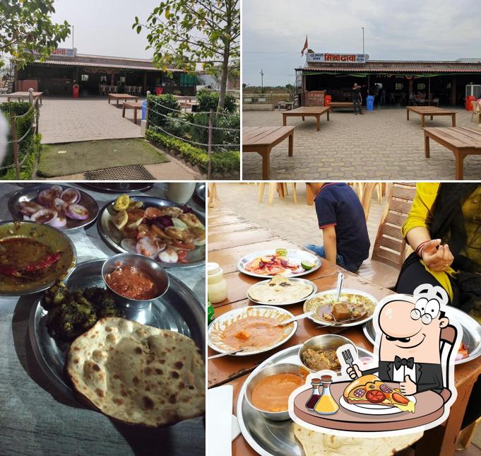 Pick pizza at Mishra Dhaba