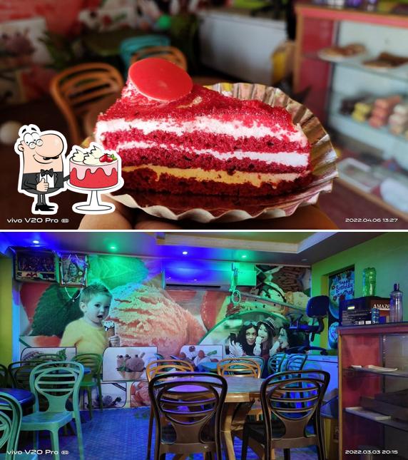 Red velvet cake at New Generations Ice Cream parlour
