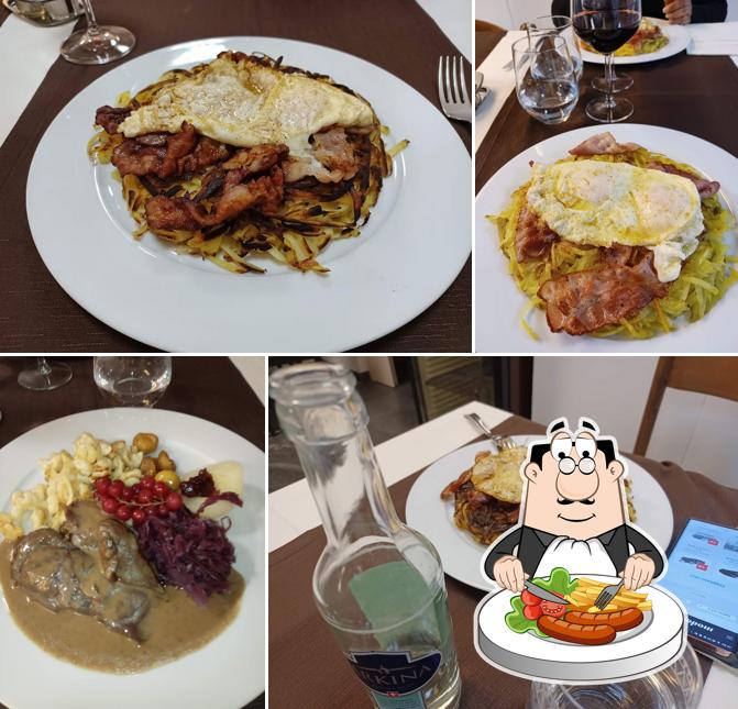 Cibo al Ristorante Stazione Con Alloggio