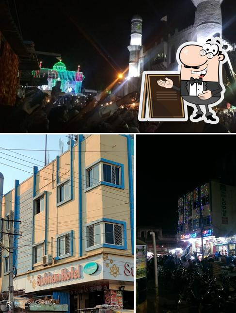 The exterior of Subhan Hotel